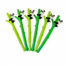 Caneta Panda Bambu Fofa Criativa